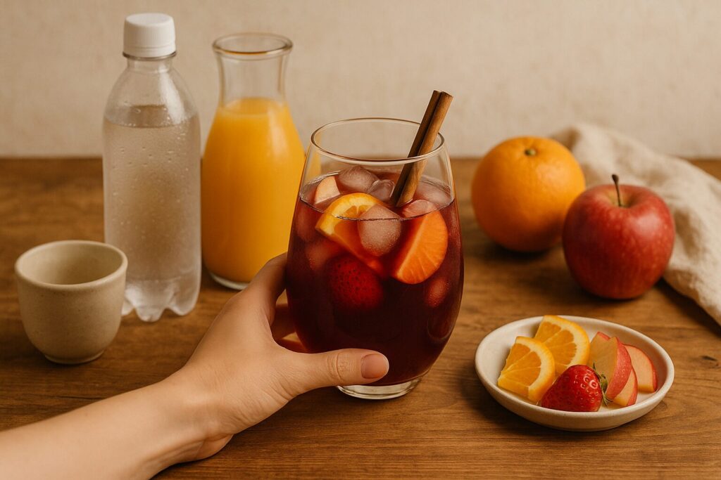 サングリアの飲み方