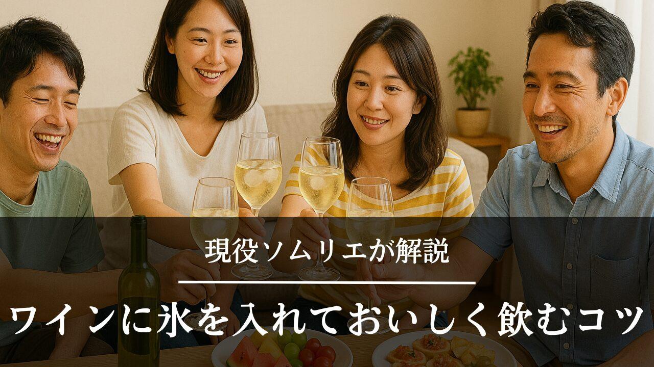 ワインに氷　カジュアル　パーティー